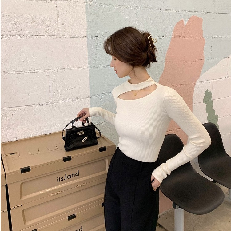 Áo len QADCOL tay dài thời trang dành cho nữ