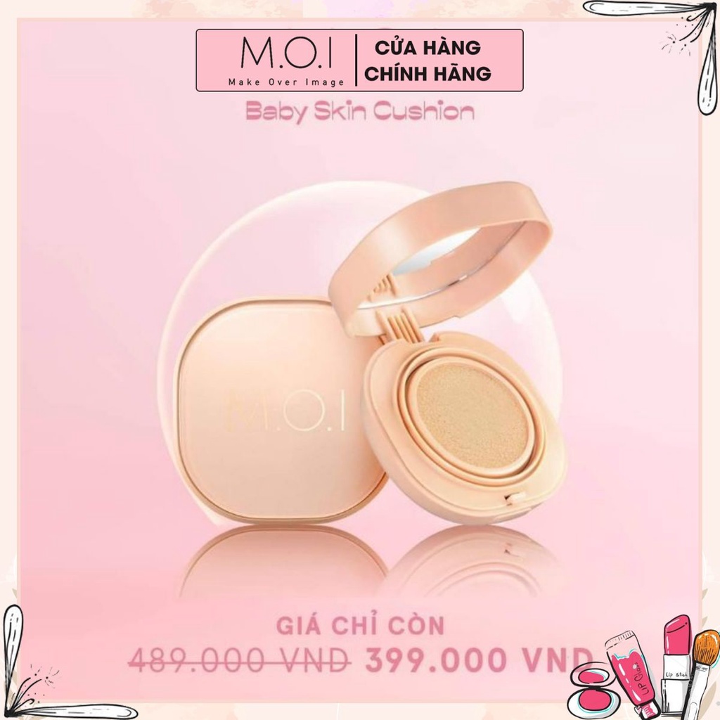 💎 [ CHÍNH HÃNG ] Phấn nước phiên bản mới - M.O.I cosmetics Hồ Ngọc Hà - Baby skin cushion | BigBuy360 - bigbuy360.vn