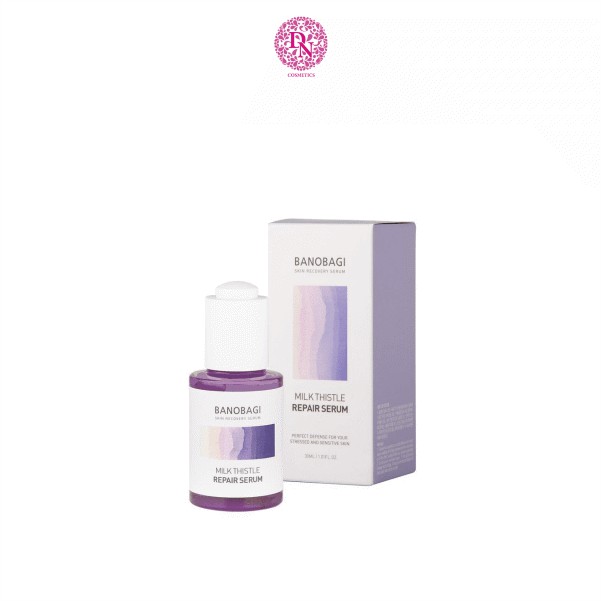 Tinh chất giảm mụn, phục hồi tái tạo da chuyên sâu Banobagi Milk Thistle Repair Serum 30ml