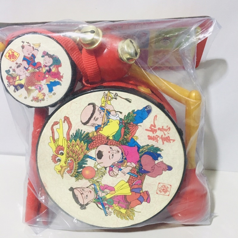 Lồng đèn trung thu, trống gõ kêu cho bé, túi 5 chi tiết.