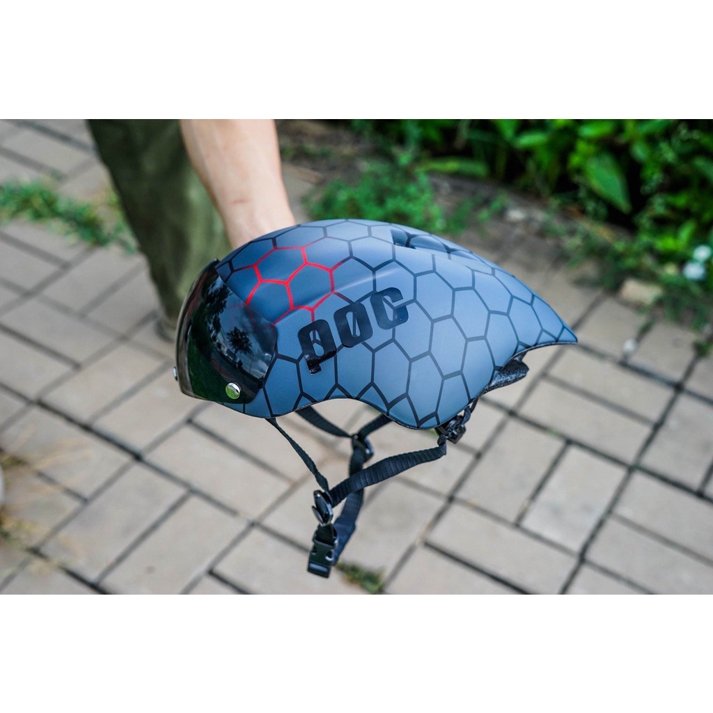 Mũ bảo hiểm chính hãng Poc 01 tổ ong nhám