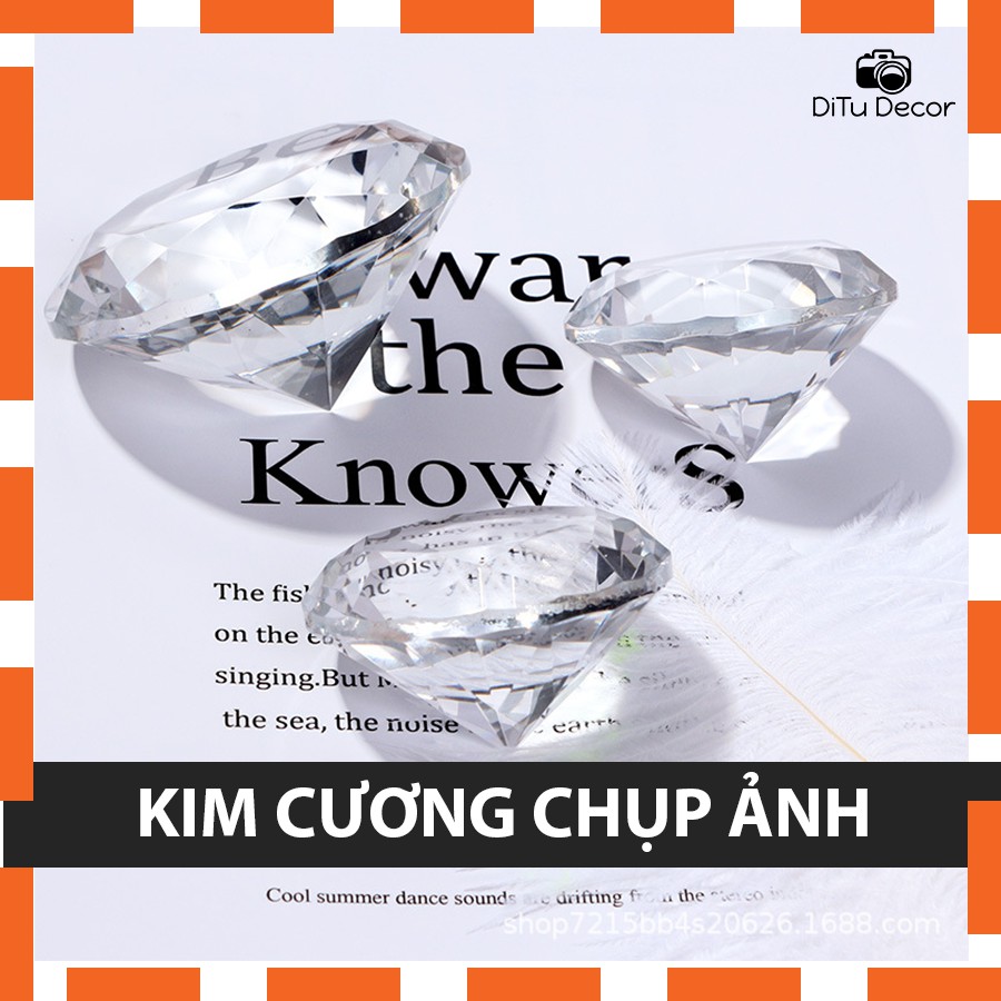 Kim cương chụp ảnh, đá kim cương chụp hình, phụ kiện Nail, decor - Ditu Decor