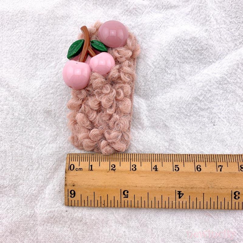 Kẹp tóc hình quả anh đào đáng yêu cho bé gái