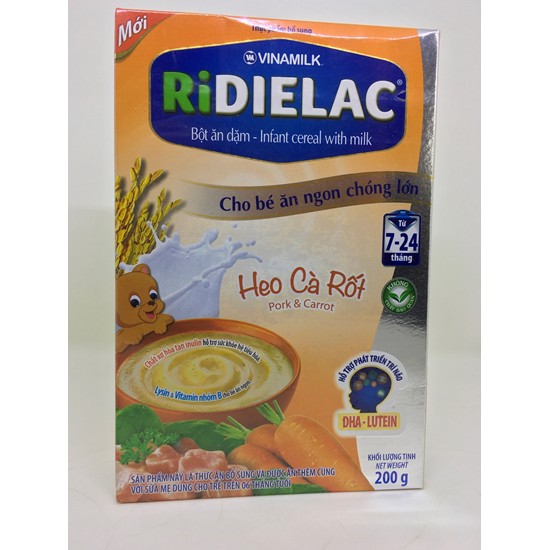 Bột Ăn Dặm Ridielac Hộp Giấy 200g