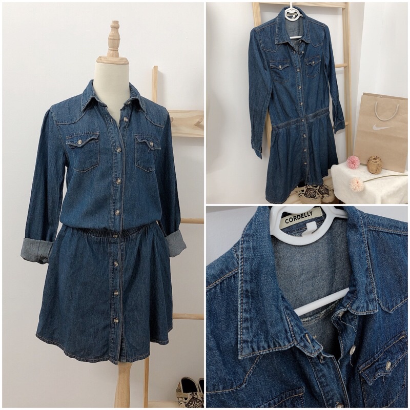 Đầm bò đầm jeans denim dưới 65 kg