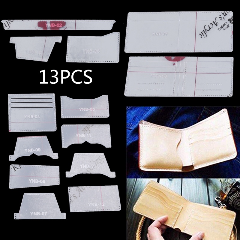 Khuôn Làm Ví Thủ Công 13 Ngăn Thông Dụng Cho Người Lớn
