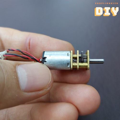 Động cơ giảm tốc N20 - DC 3V~12V, Tốc độ 60 vòng/phút (5V)