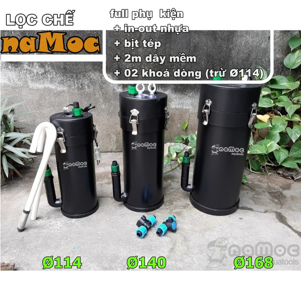 ☘ Lọc Thùng DIY Namoc Fi140, bơm 18w | Lọc Thùng Ngoài Cho Bể Cá Cảnh, Thuỷ Sinh