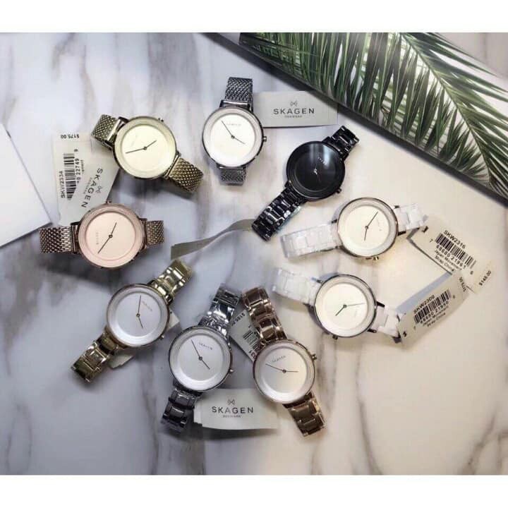 Đồng Hồ Skagen Nữ chính hãng Size 36mm Dây Kim loại