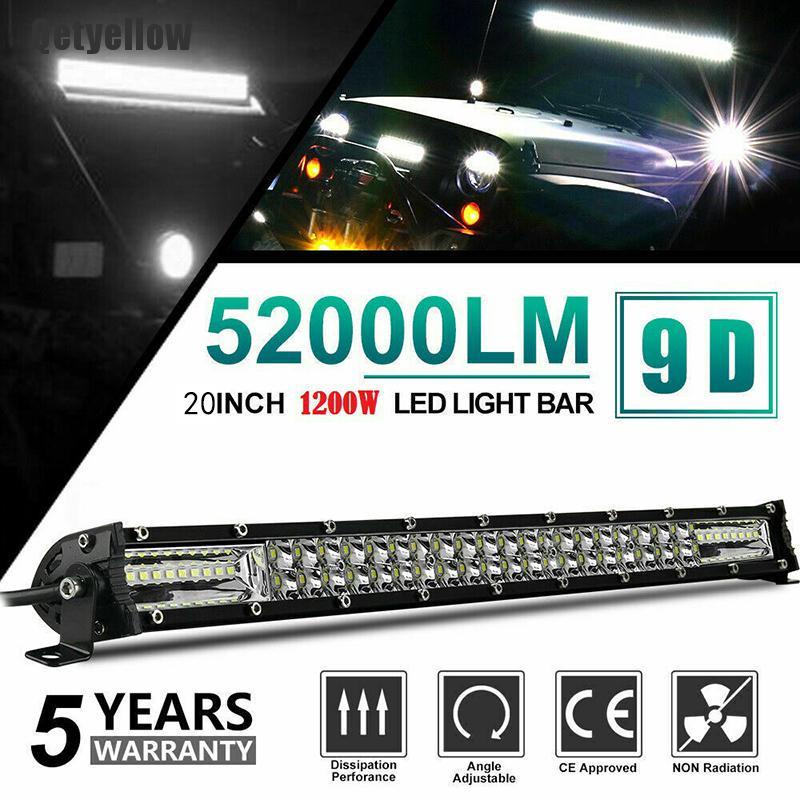 Thanh Đèn Led 20inch 1200w 22 '' Chuyên Dụng Cho Xe Tải Suv Atv