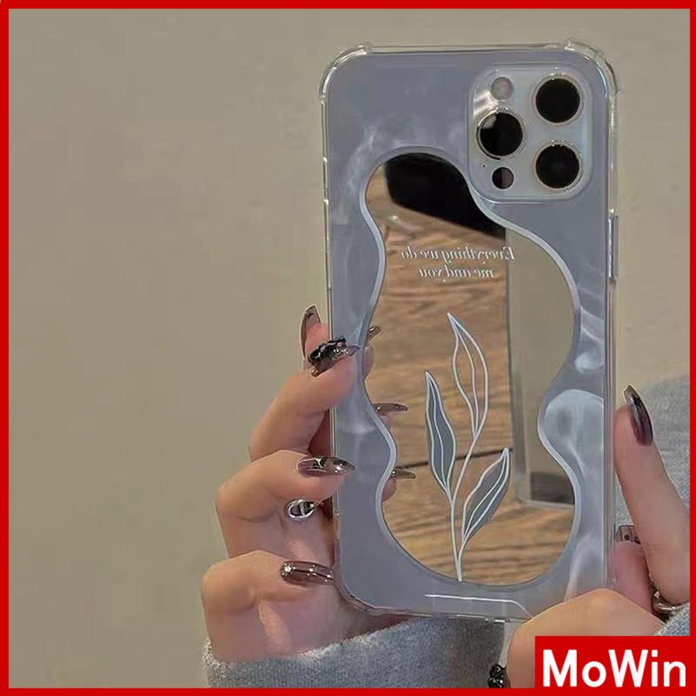 Ốp điện thoại Acrylic mặt gương HD có túi khí chống sốc thích hợp cho iPhone 11 13 Pro Max 12 Pro Max 7 Plus XR XSMAX