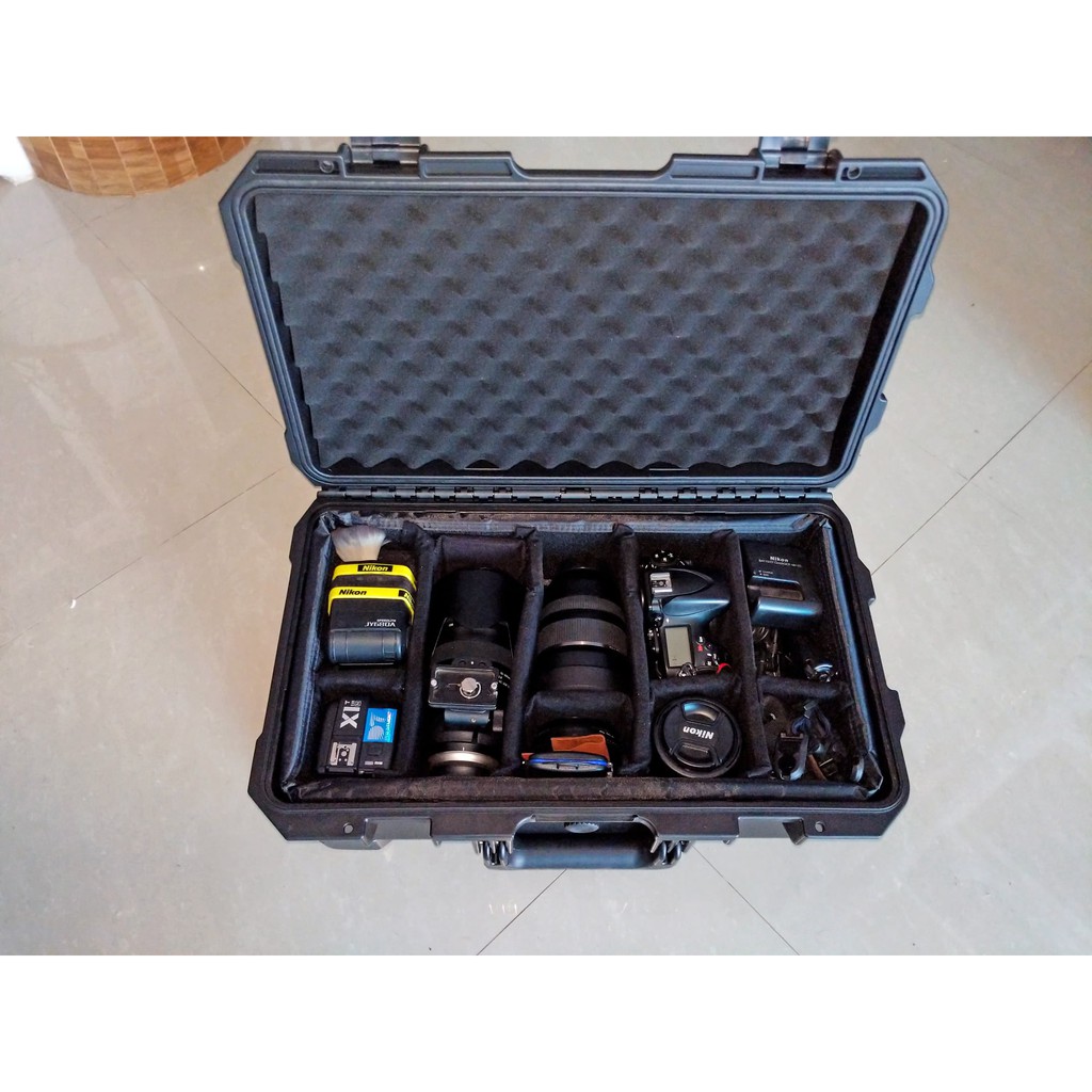 3556 - Vali chống sốc chống nước cho camera, máy ảnh, máy quay phim có bánh xe