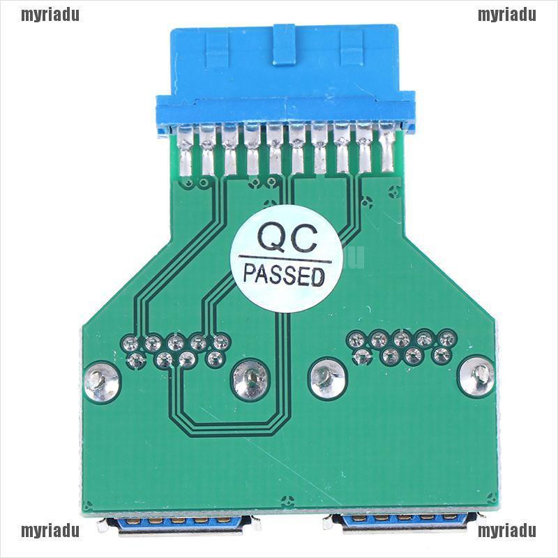 Đầu chuyển đổi 2 cổng usb 3.0 sang 20pin chuyên dụng