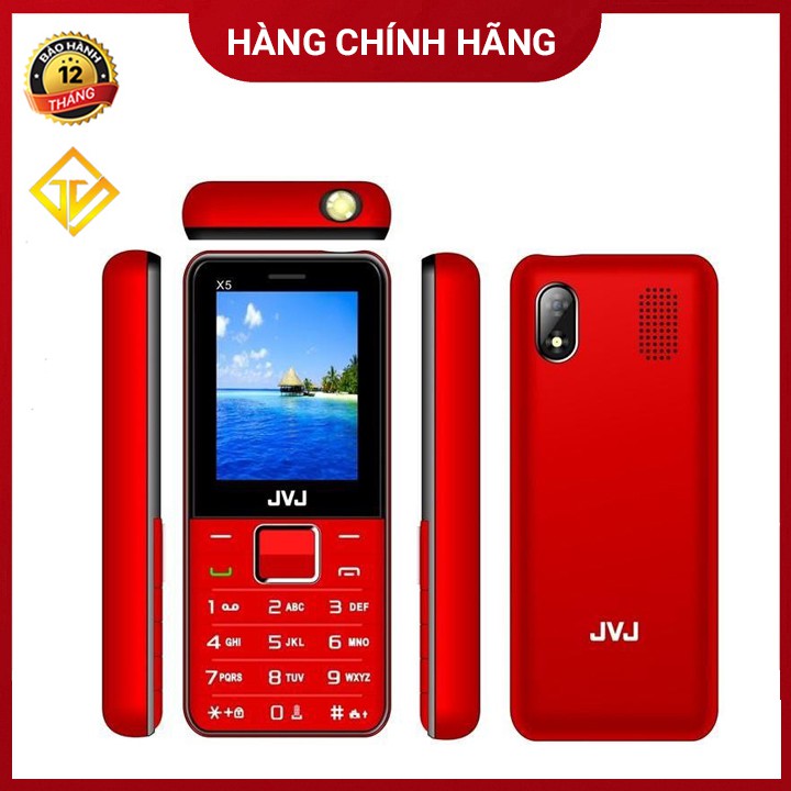 Điện Thoại JVJ X5 Pin trâu 3200mah - Màn hình lớn 2.4 - Loa to , Phím lớn - Hàng chính hãng