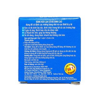 Băng keo lụa Urgo 1.25cm x 5cm