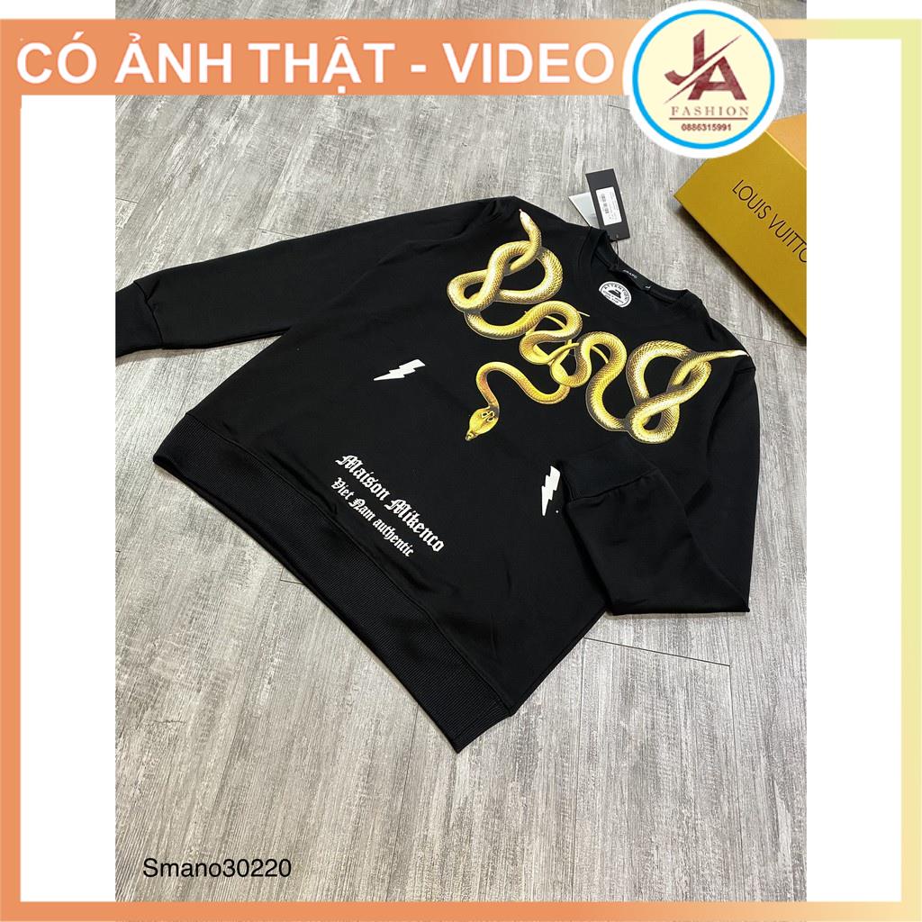 Áo sweater tay dài chất nỉ bông  nam nữ  unisex in hình Rắn 3 đầu unisex nam nữ | BigBuy360 - bigbuy360.vn