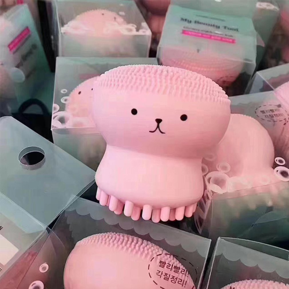 Cọ rửa mặt điện thoại hình dạng bạch tuộc dễ thương | BigBuy360 - bigbuy360.vn