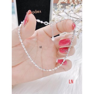 LẮC CHÂN BI HÀNG BẠC Ý CHO NỮ