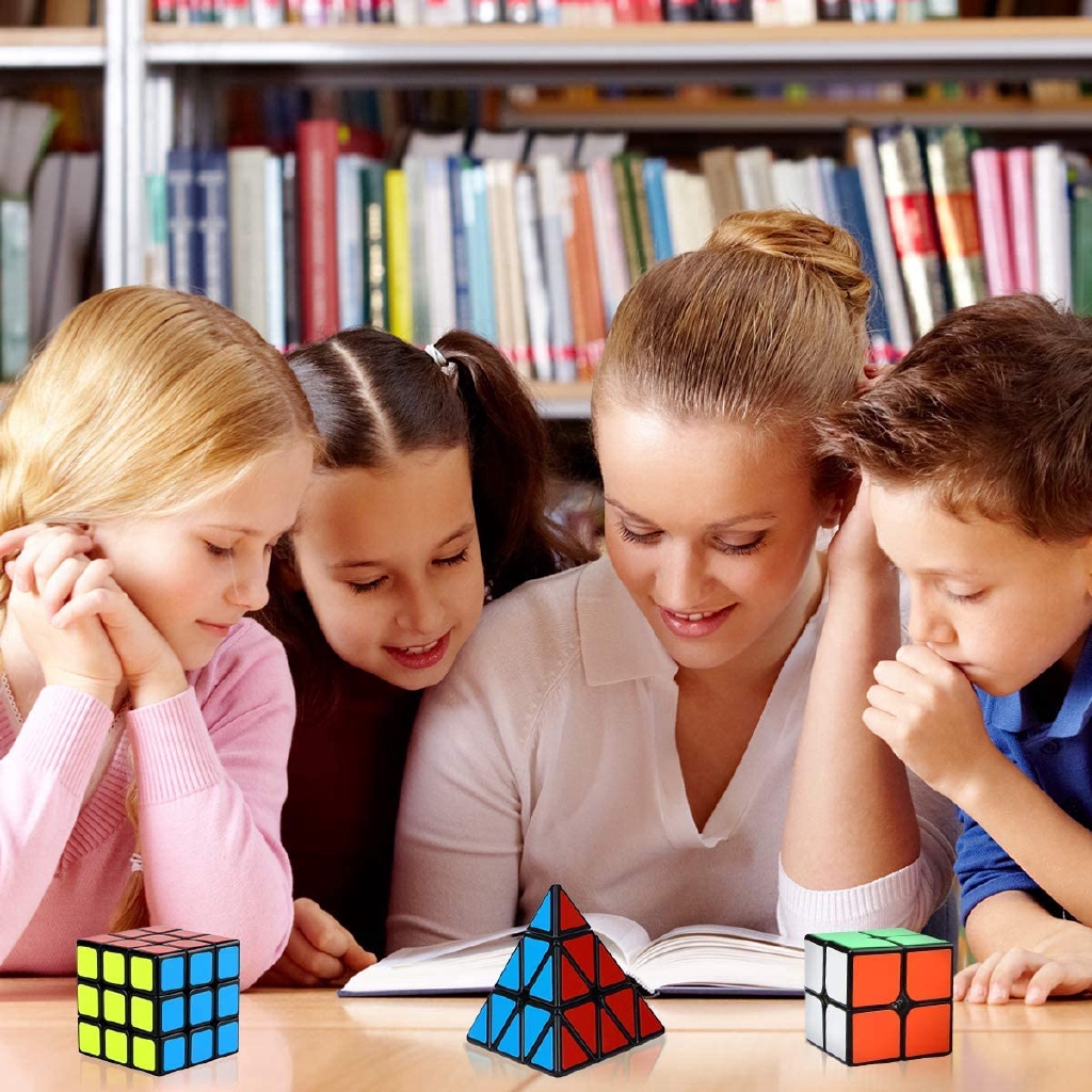 3 Khối Rubik 3x3 2x2 Rèn Luyện Trí Não Cho Bé