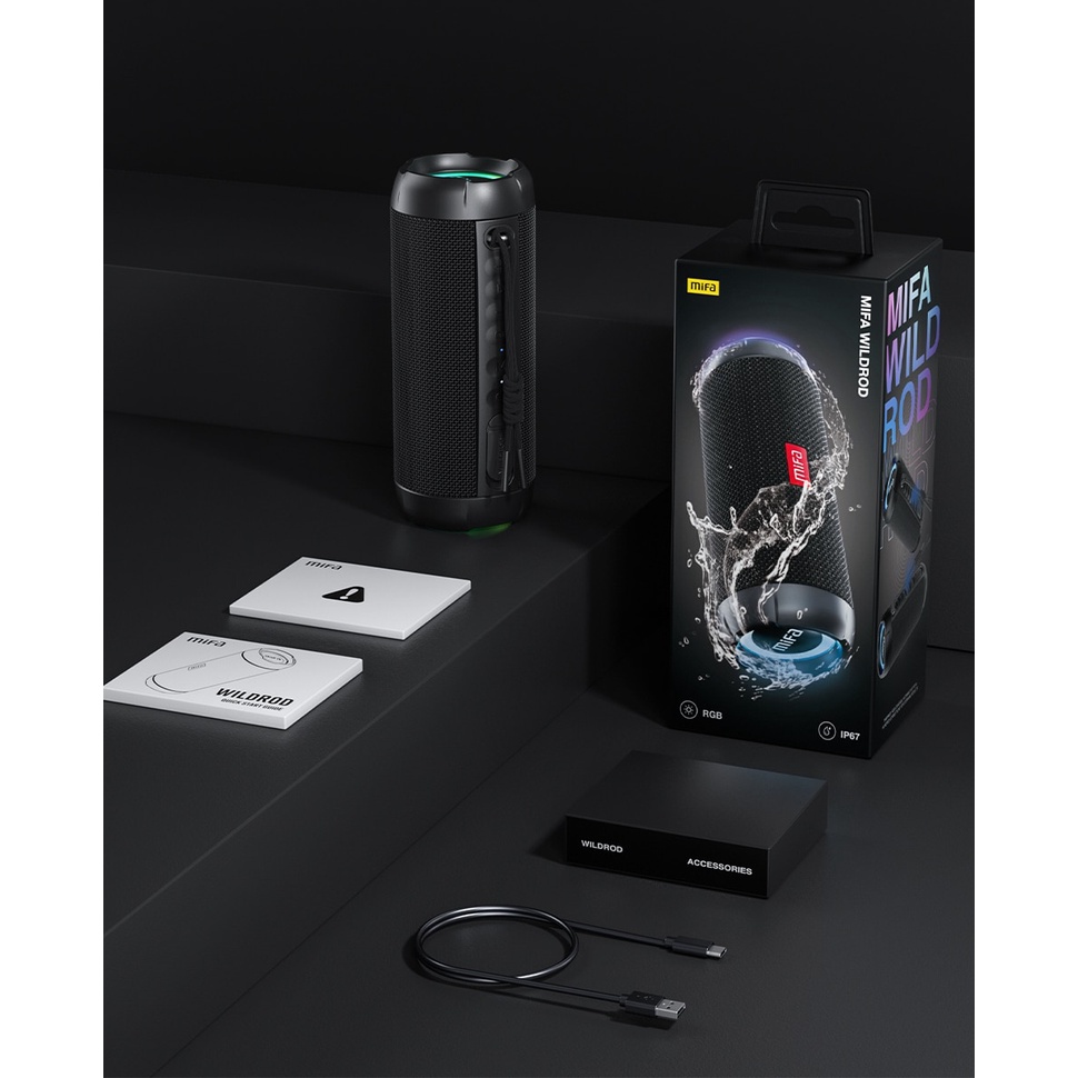 Loa Bluetooth MIFA WildRod Công Suất 30W, Bluetooth 5.3 - Hàng Chính Hãng