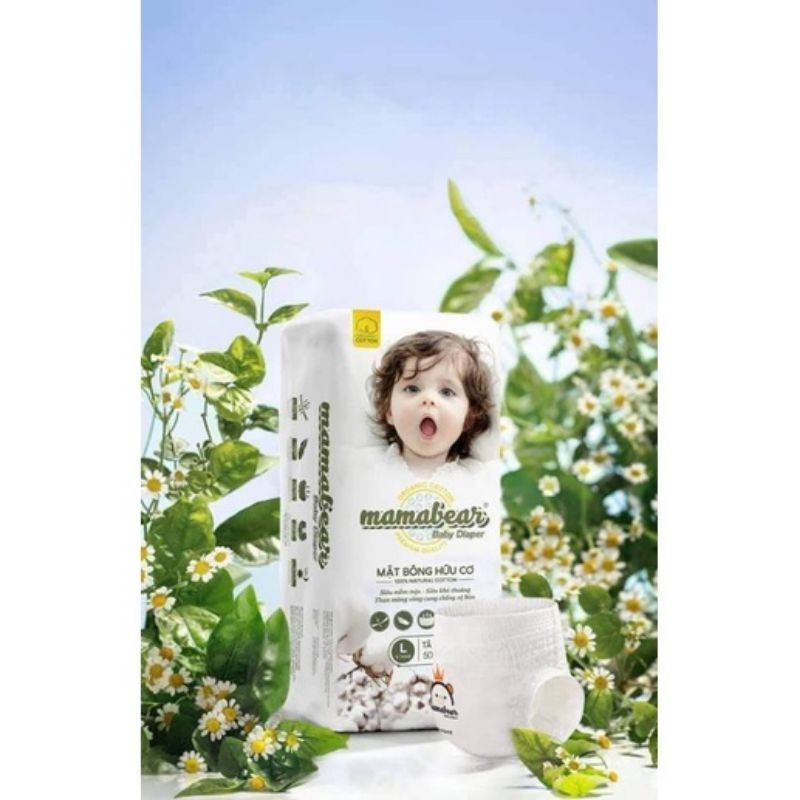 (TÃ QUẦN SIZE ĐẠI 4XL- 5XL) ã Quần Cao Cấp MAMABEAR 4XL 50 Miếng Form Bo Mông - Mềm Mại