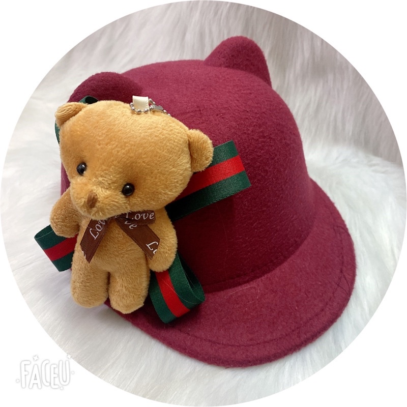 Nón gấu tai mèo cho bé 2-10 tuổi