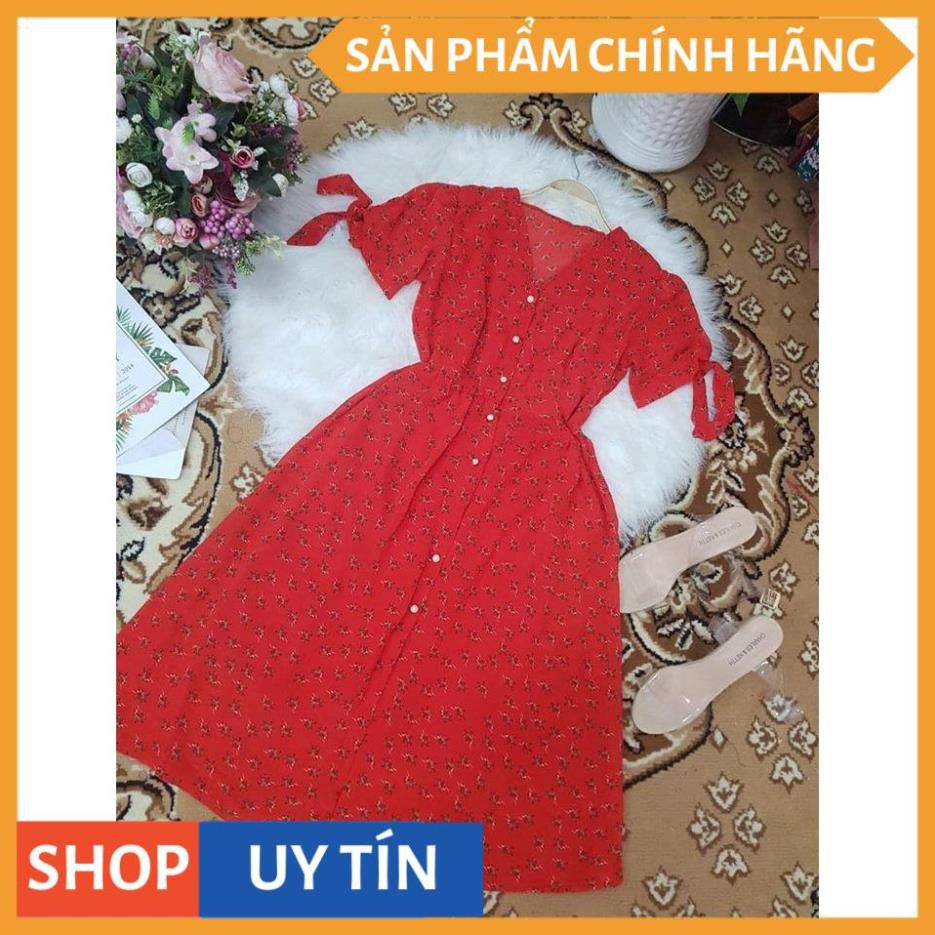 Đầm suông hoa dạo phố 2 màu tay nơ so iu-hẹn hò,đi dạo diện em nó thì đẹp phải biết nè các nàng - Thời trang VADA - D143 | BigBuy360 - bigbuy360.vn