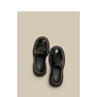 (ORDER) Giày Loafer nữ da cao 6cm (Ảnh thật)