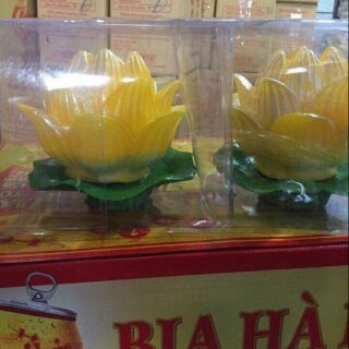 Nến hoa sen cặp