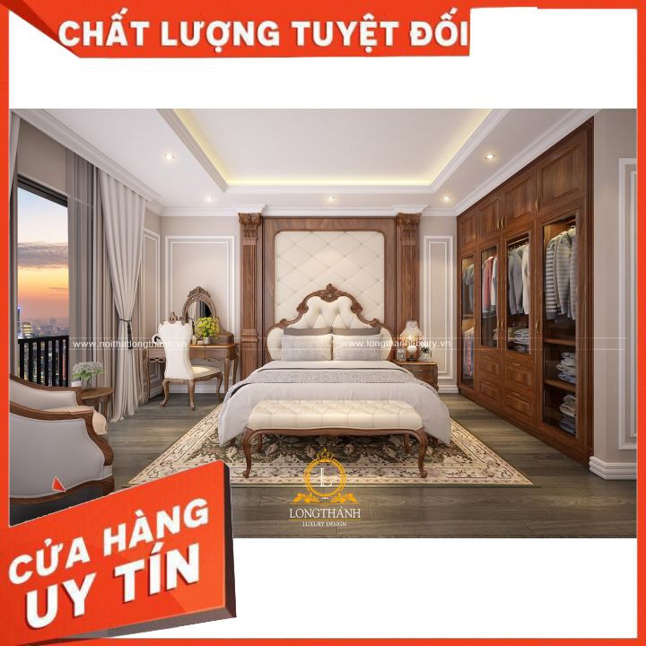 [Sang Trọng] Trọn Bộ Giường Ngủ Cổ Điển Cao Cấp