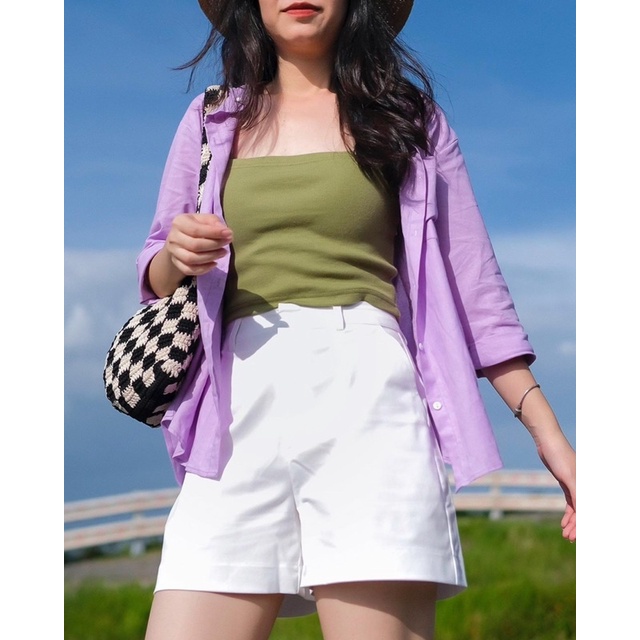 Áo hai dây basic RUCHAN nhiều màu