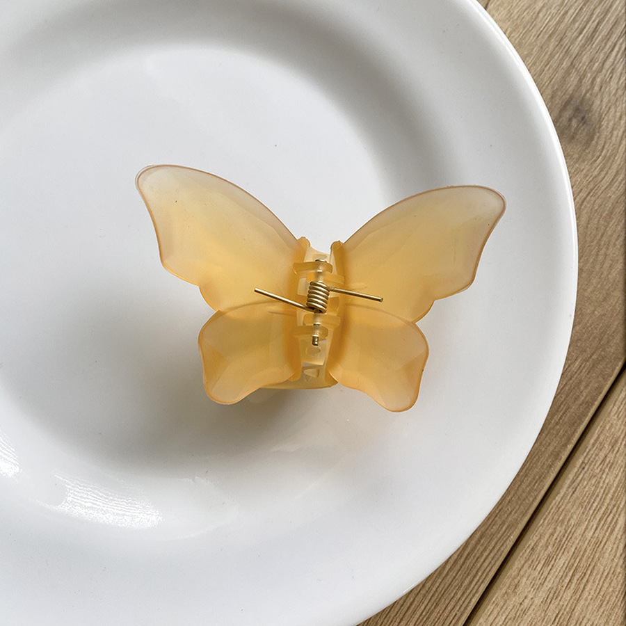 Kẹp Tóc Acrylic Hình Cánh Bướm Phong Cách Hàn Quốc Thời Trang