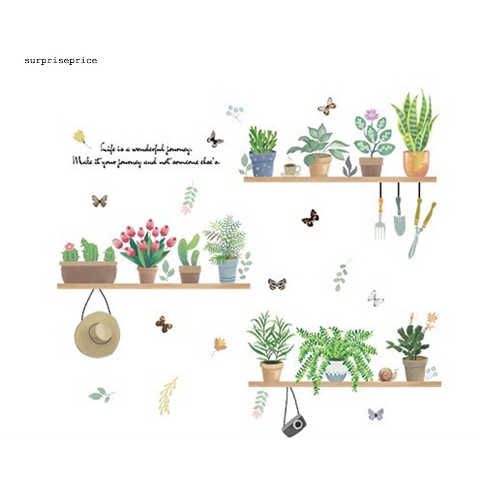 Sticker Dán Tường DIY Hình Ảnh Chủ Đề Cây Xanh Xinh Xắn Dễ Thương | BigBuy360 - bigbuy360.vn