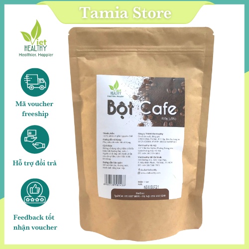 CÀ PHÊ Viet healthy Cà phê thải độc đại tràng Cà phê Enema coffee Gerson detox coffee 500gr Việt Healthy