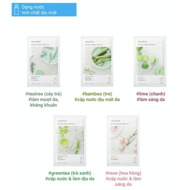 Mặt nạ giấy dưỡng ẩm & phục hồi da từ mật ong innisfree My Real Squeeze Mask - Honey 20ml | BigBuy360 - bigbuy360.vn