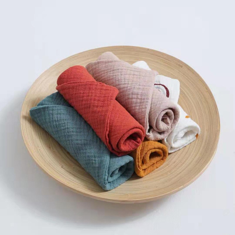 ✿ Bộ 5 Khăn Lau Mặt Cotton Mềm Mại Cho Bé