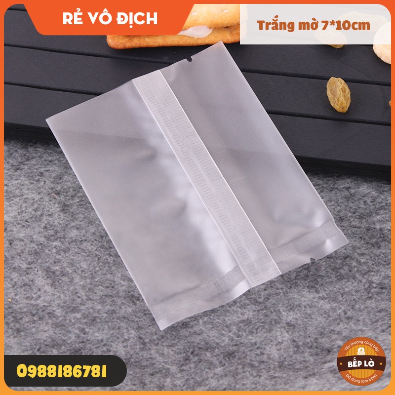 Túi Bánh Quy Trắng Mờ SIÊU ĐẸP CHẤT LƯỢNG - Set 100 Túi