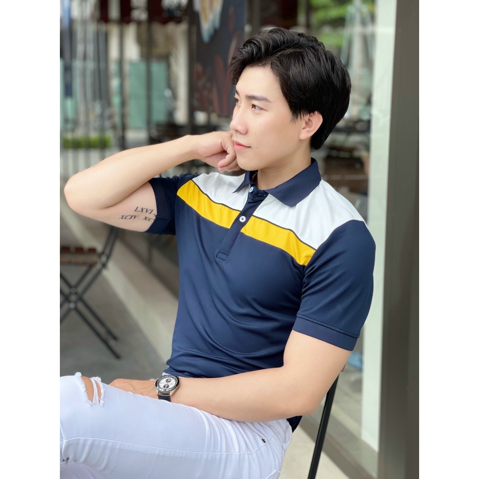 Áo polo nam cổ bẻ vải cá sấu Cotton xuất xịn,chuẩn form, sang trọng - thanh lịch TB06