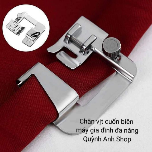 Chân vịt cuốn gấu ( lai áo ) máy may gia đình đa năng