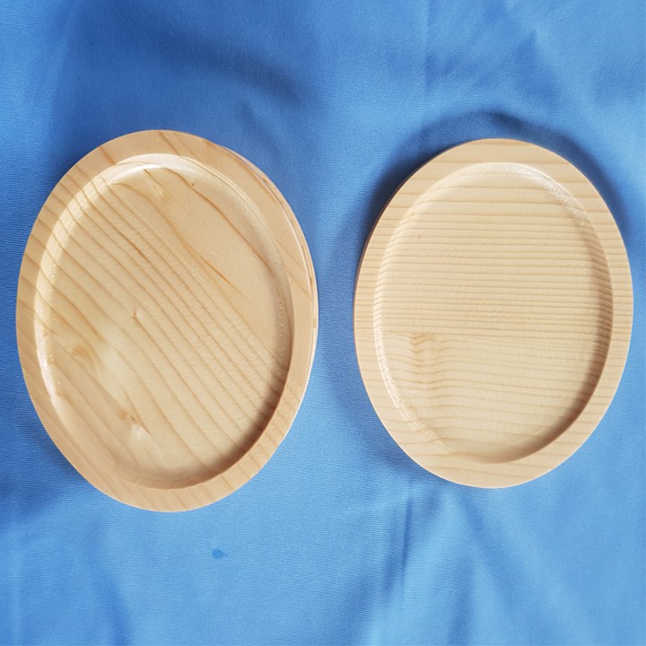 6 MIẾNG LÓT LY GỖ LỚN-Loại Chuyên Dụng để lót loại ly lớn Kích thước :10cm X 10cm X 1cm