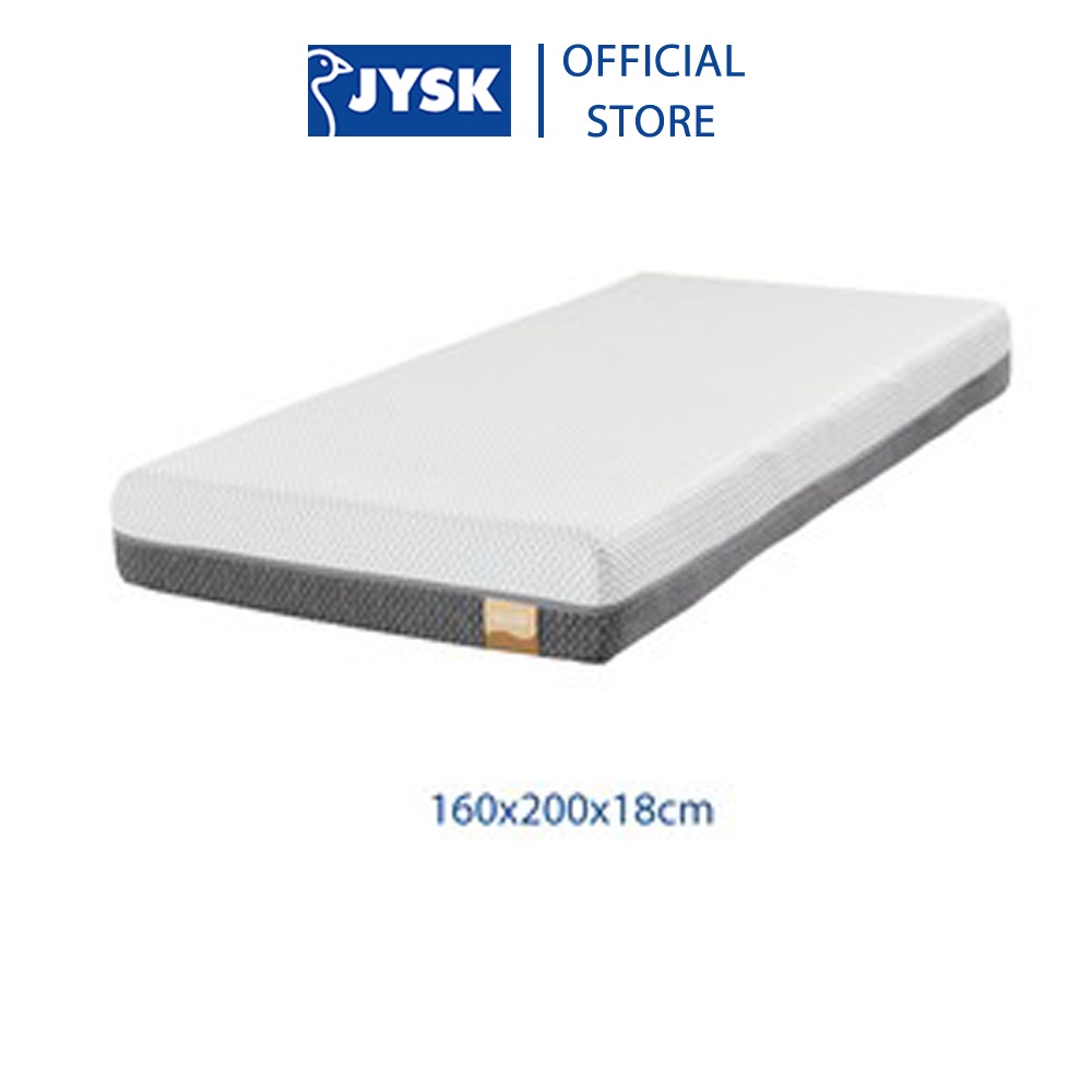 Đệm memory foam | JYSK Wellpur F30 | R90/160/180xD200xC18cm