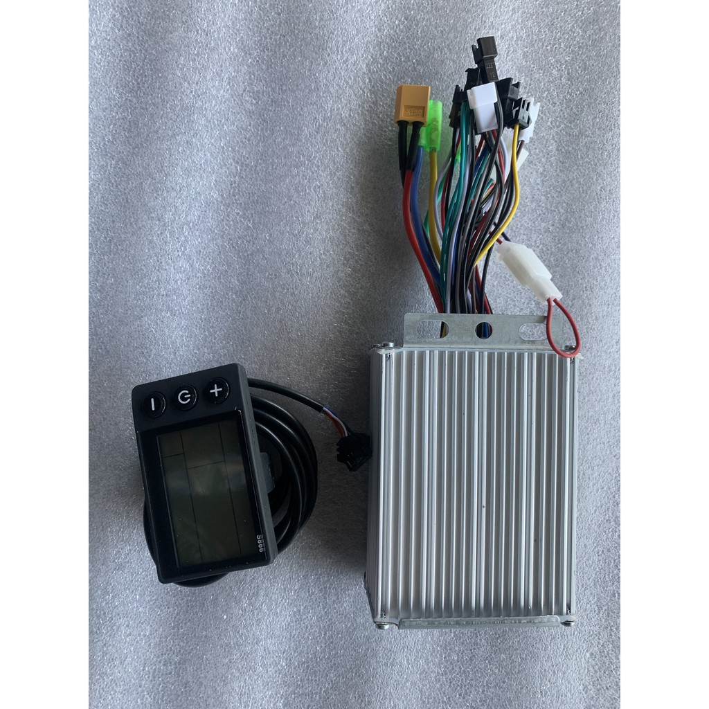 Bộ Điều Khiển Ldc + Màn Hình Lcd 24V36V48V60V 450W Cho Xe Máy Điện ,Xe Đạp, Đồng Hồ Tốc Độ Xe Điện NAMHP