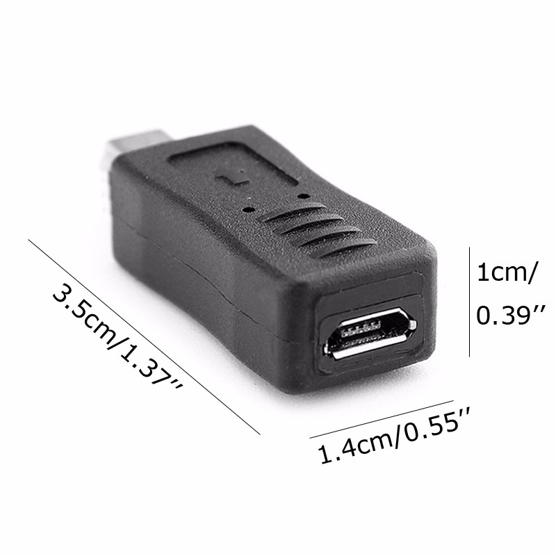 Thiết bị chuyển đổi Micro USB âm sang Mini USB dương