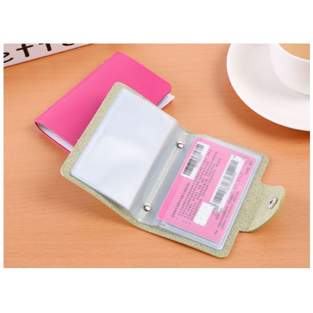 Ví đựng 24 thẻ các loại có khóa bấm