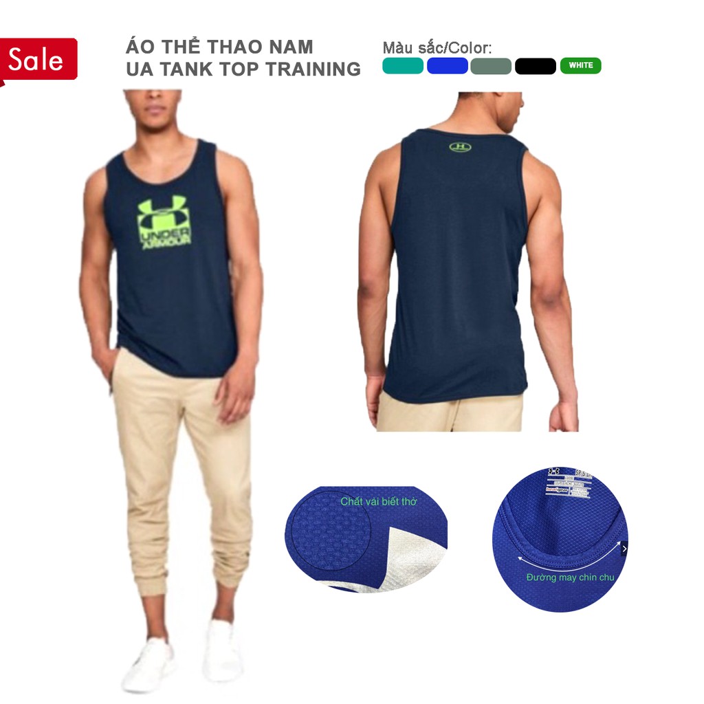 Áo thun thể thao nam UA tank top VNXK