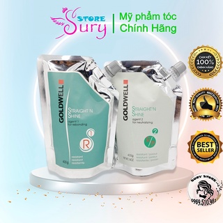 Thuốc Duỗi (Ép) Tóc - Thuốc uốn Tóc Nóng Goldwell 400ml X 2