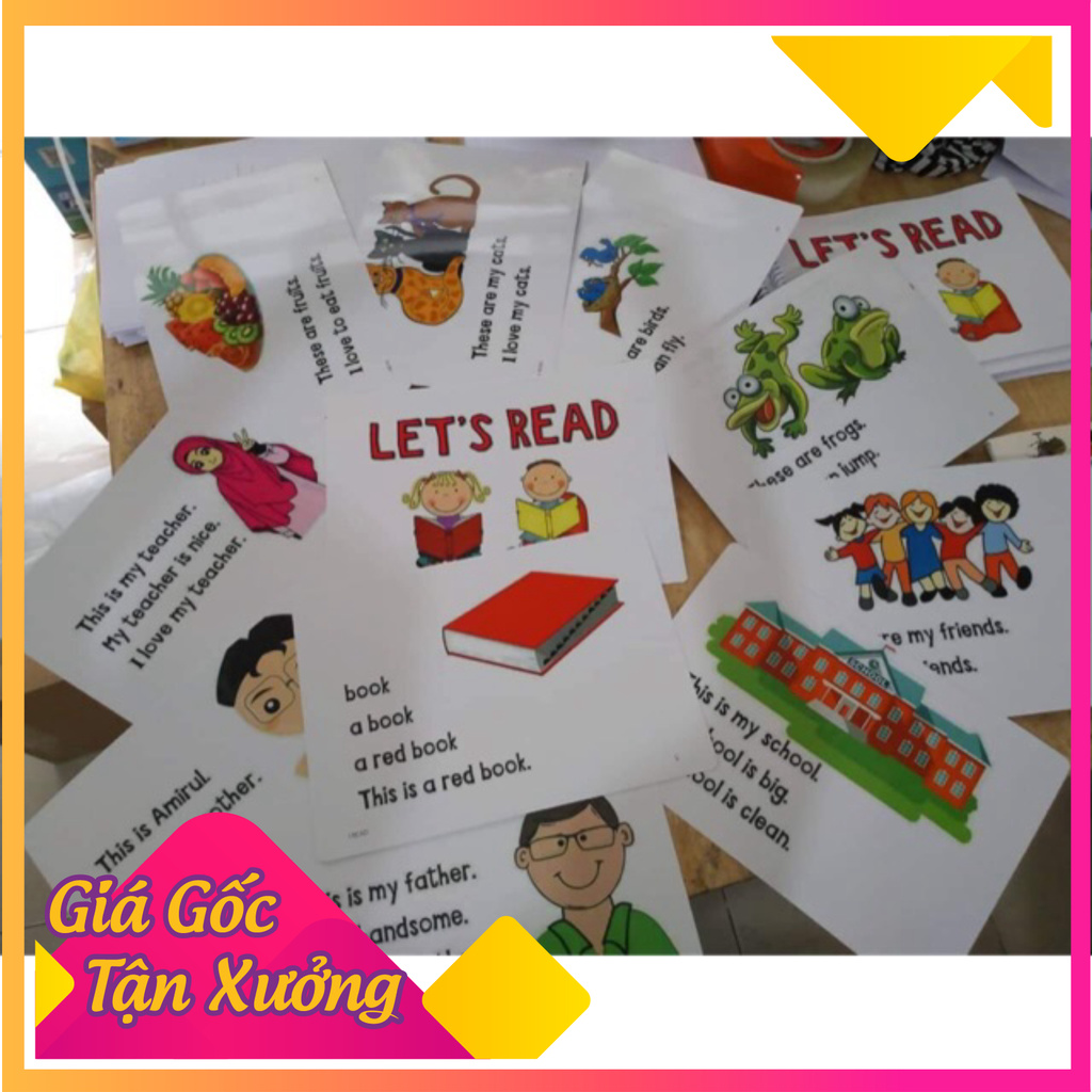 Flashcard let”s read