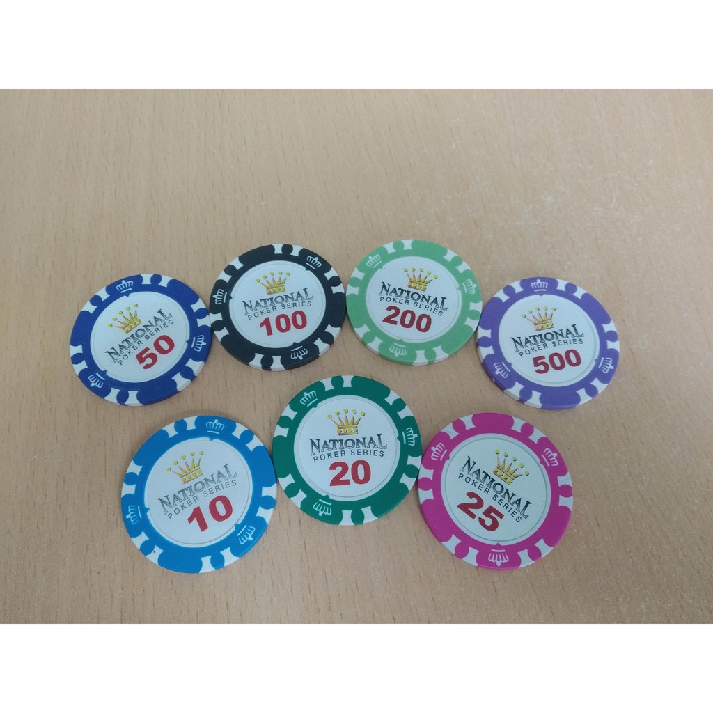 Chip/ Phỉnh National Poker Series cao cấp