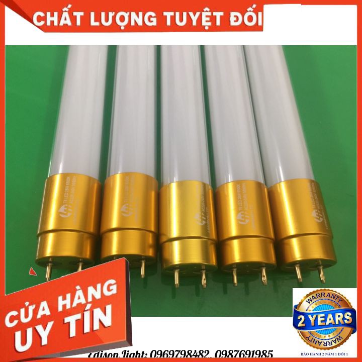 Bộ 2 Bóng Đèn Tuýp Led Thủy Tinh LHLed Tiết Kiệm Điện Năng 1m2 Công Suất 28w