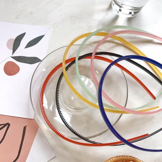 Bờm tóc trơn bản nhỏ Headband